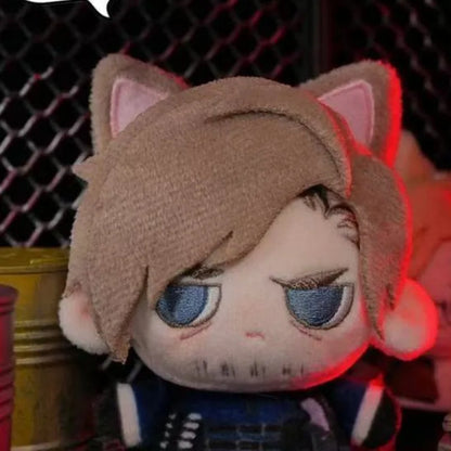 10cm Resident Evil Leon Plush Doll Kawaii Scott Kennedy Plushie Doll Toy Anime Game Peripherals Fans Pendants Keychain Gift