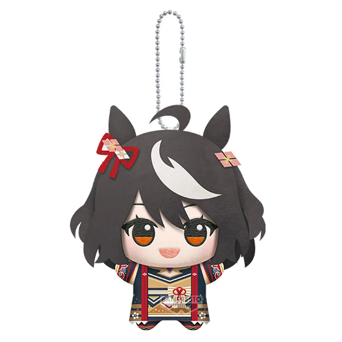 12cm New Uma Musume Pretty Derby Plush Toys UMPD Kitasan Black Almond Eye Anime Game Character Merchandise Keychain For Fan Gift