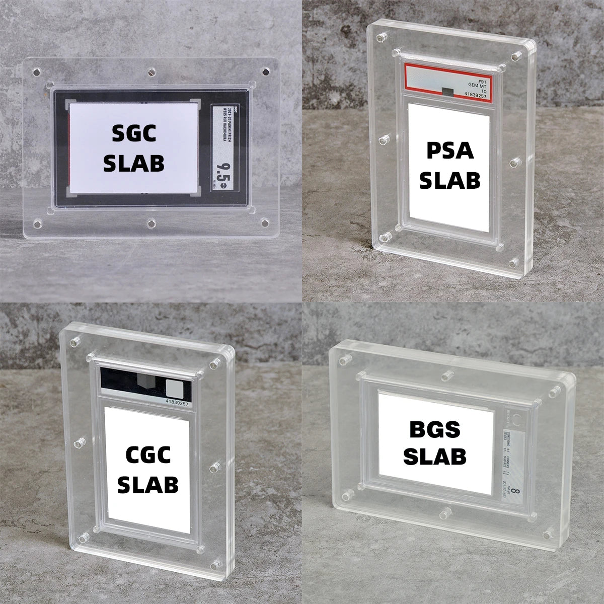 PSA BGS CSG CGC SGC Graded Slab Guard Case Magnetic Holder Protector Display Storage Box Frame for Pokemon NBA TCG Trading Cards