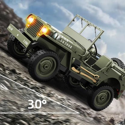 JHD FOR JJRC C8815 Rc Car 1:10 JEEP MB 2.4g 4wd RTR Crawler Climbing Scale Military Truck Offroad Vehicle C8815  Adult Toy Gift