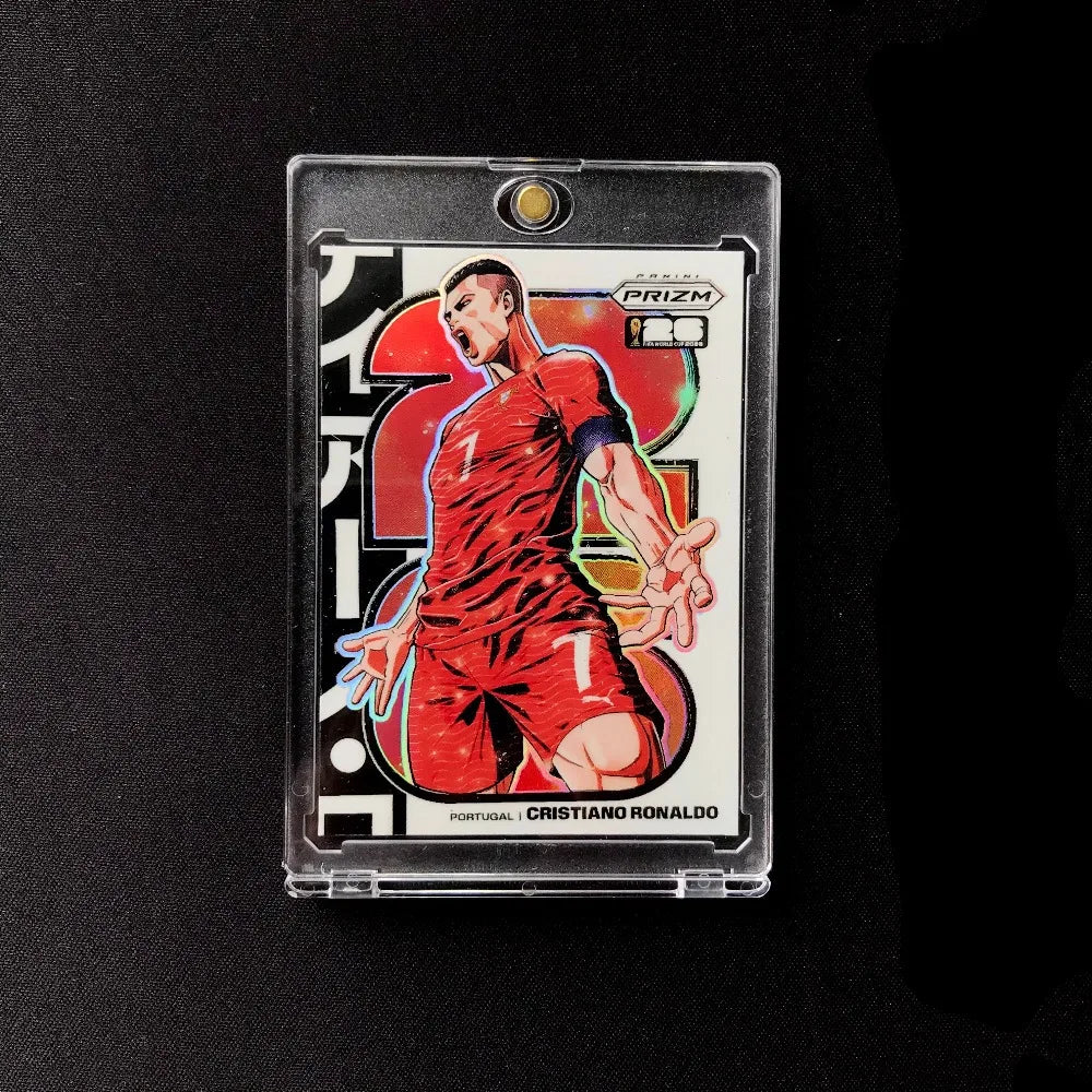 DIY 2026 FIFA World Cup Prizm Manga Style Cards Messi Ronaldo SSP Glossy Laser Finish Collectible Soccer Cards