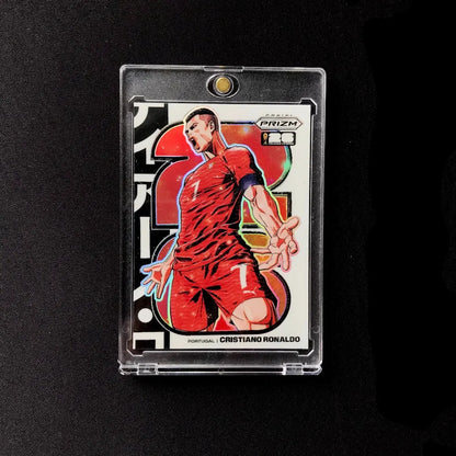 DIY 2026 FIFA World Cup Prizm Manga Style Cards Messi Ronaldo SSP Glossy Laser Finish Collectible Soccer Cards