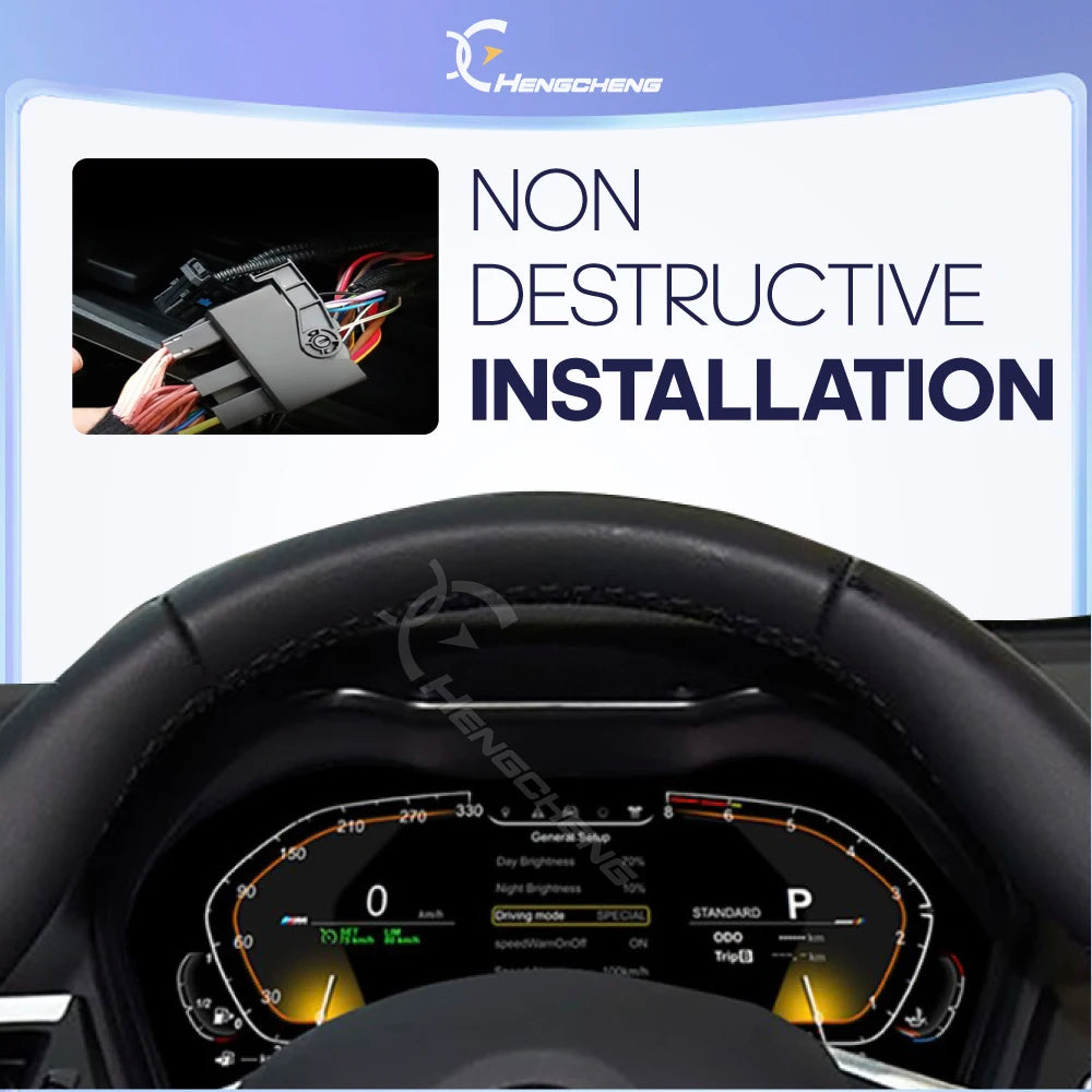 For BMW 1 Series  2 Series X1 X2 F20/F52/F22/F45/F48/F49/F39 2013-2024 Digital Cluster LCD Dashboard Cockpit Virtual Instrument