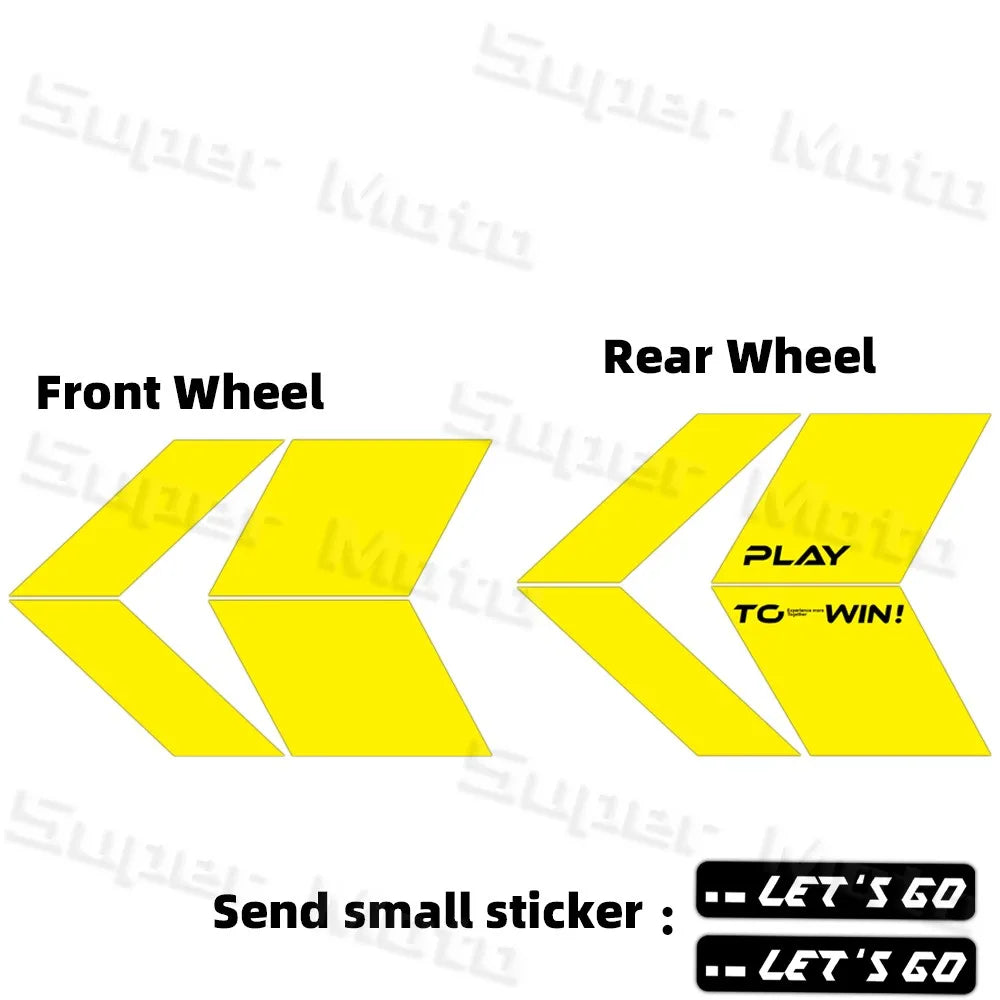For 150nk150NK NK150 250NK 250SR 450NK 450SR 800NK Arrow Wheel Hub Stickers Accessories Rim Decoration Protection Decals
