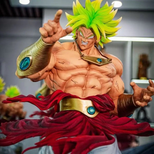 22cm CK&Jt Statue Dragon Ball Z Broly Figure Ssj3 Broly Super Saiyan PVC Action Figures Collection Mode Toys Gifts