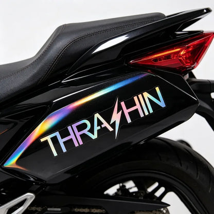 BLKUOPAR Thrashin Supply OG Logo Car Stickers Waterproof Holographic Occlusion Scratch Laser Decal Car Windshield Decoration