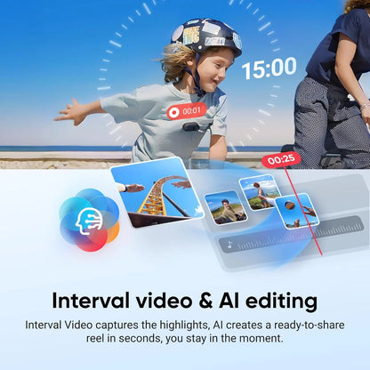 Insta360 GO 3S 4K Mini Action Camera 39g Ultra Light Portable Magnetic Camera FlowState Anti-shake 10m Waterproof Vlog Cam
