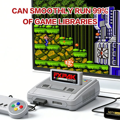 2026 Fxpak Pro Flash Card Game Cartridge 5200 Games in 1 for SNES SFC 16-bit Retro Game Console With 16G Card Real Time Clock