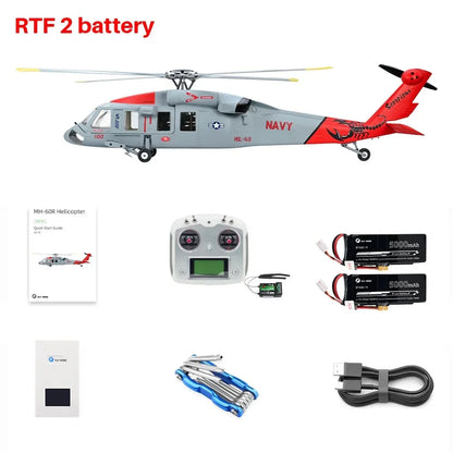 FLYWING MH-60T Jayhawk Scale Helicopter 470 Class LED Light ACE Controller MH60T RC Helicopter MH60 Helicopter with GPS ATT Mode