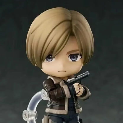 Nendoroid 2337 Leon S Kennedy Action Figure 10cm Pvc Anime Figurine Resident Evil Biohazard Adult Collection Gift For Game Fans