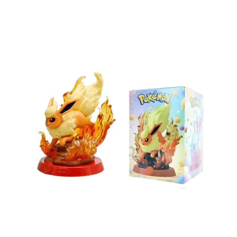 8 style Pokémon Action Doll Pikachu Adventure Eevee Blind Box Anime Model Desktop Decorations Pok é mon Toys Fans Birthday Gift