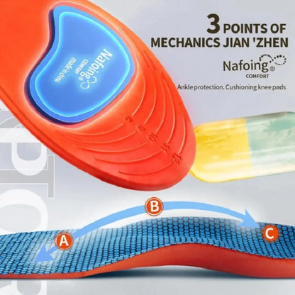 Sport Insoles for Shoes Orthopedic Shock Absorption Deodorant Breathable Cushion Running Arch Support Insole for Feet Care