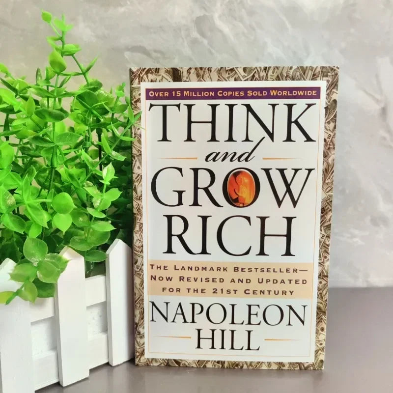 2 Books Set By Napoleon Hill Think and Grow Rich and The Law of Success Reading Books for Adult english books libros libros