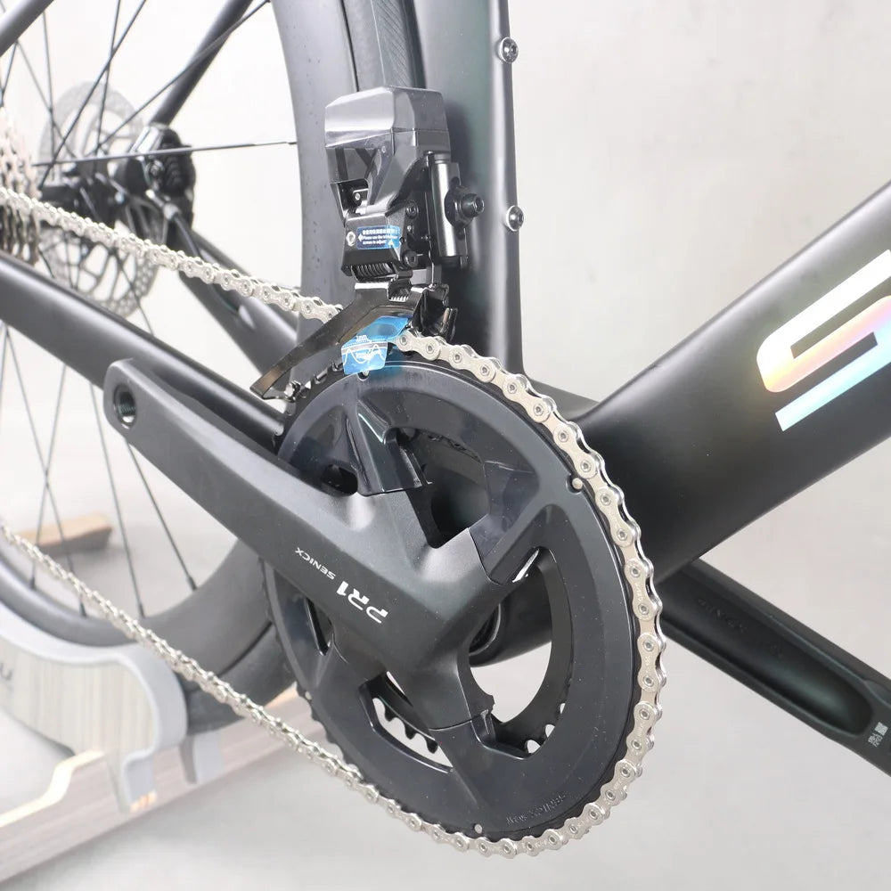 Bicycle Full Carbon Light Weight Road Bike With WheelTop Wireless Electric Group Set carbon wheels TT-X71