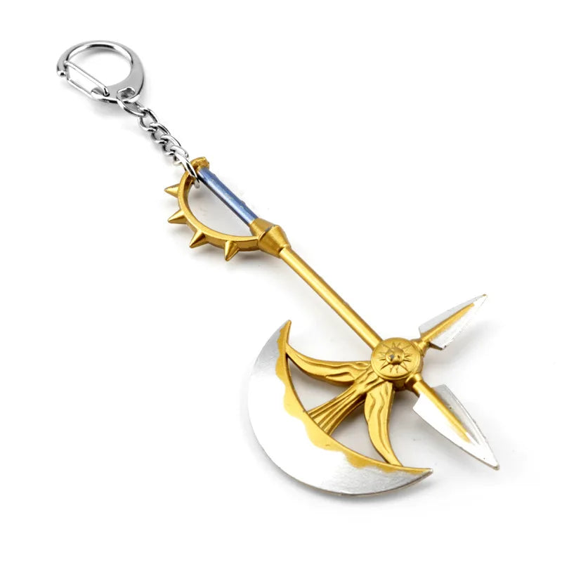 Anime Trinket Keychain The Seven Deadly Sins Keyrings Model Pendant Keyholder Car Keyfob Backpack Key Chain llaveros