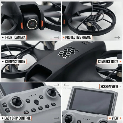 M5 MINI Drone GPS 8K Professional HD 360° Dual Camera Screen Remote Control Brushless Motors Obstacle Avoidance Quadcopter