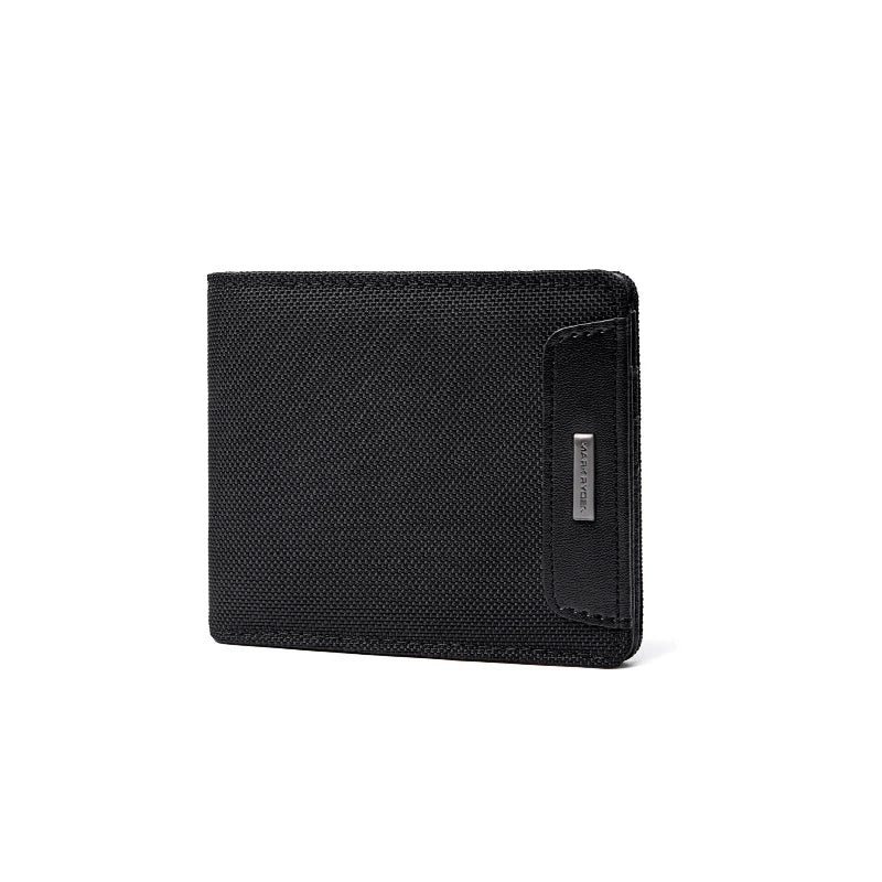 MARK RYDEN "Understated Chic" Bifold Wallet Oxford Fabric 6 Card Slots Mens Minimalist Business Purse