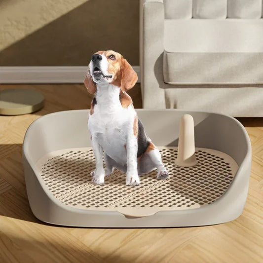 Large Size Pet Litter Box Training Toilet Pet Toilet for Dog Portable Dog Training Toilet Puppy Pad Holder Tray Indoor Dog Potty