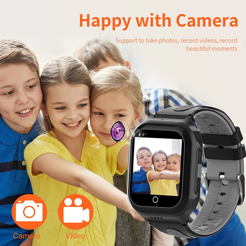 Wonlex Kids Smart Watch 4G GPS WIFI Location Tracker SOS Video Call KT24S Children's Smartwatch IP67 Waterproof Smart Baby Watch
