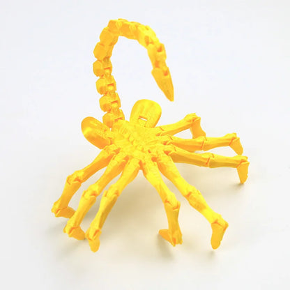 Realistic Scorpion Figurine Alien Facehugger  Model Joint-movable Toy Collectible Figurine Sci-Fi Horror Decor