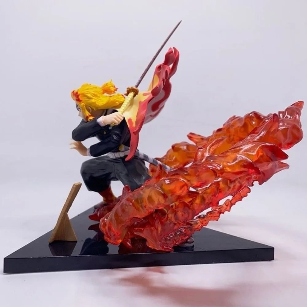 Anime Demon Slayer Figure Rengoku Kyoujurou Kamado Tanjiro Action Figures Pvc Statue Desktop Collection Model Toys Gifts