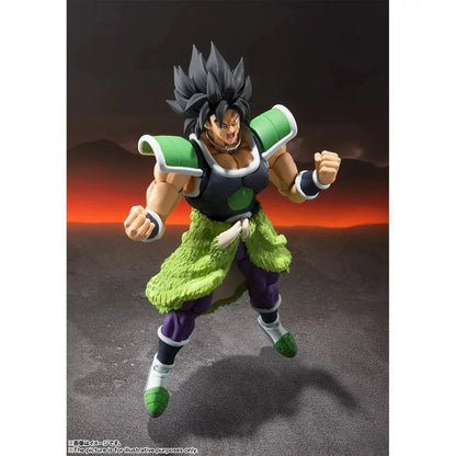 Reissue Bandai S.H.Figuarts BROLY -SUPER- Action Figures Dragon Ball Super Saiyan Anime Figure Plastic Toys Free Gift