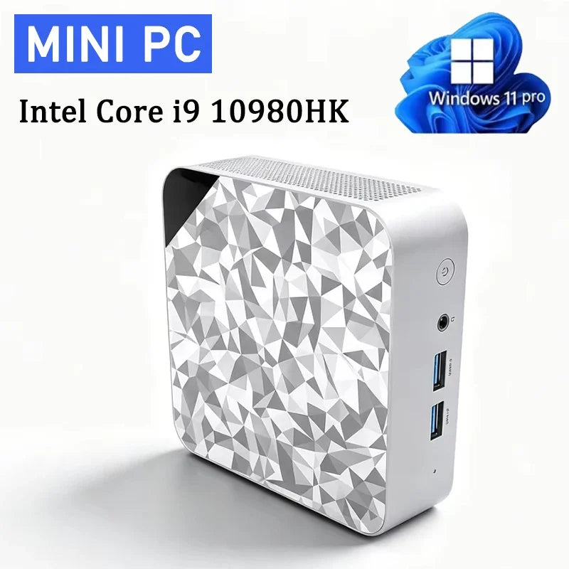 Multi-purpose Mini PC Portable Mini PC Intel Core i9 10980HK 16GB RAM 1TB 2048GB SSD Gaming Computer WiFi6 Desktop PC