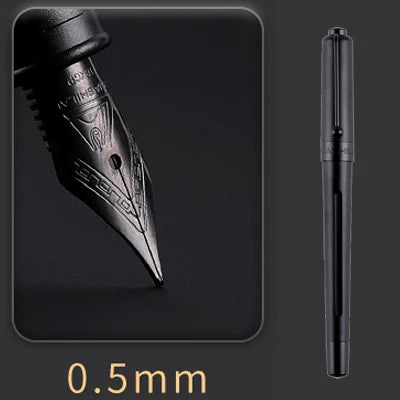 Luxury Titanium Nib Fountain Pen Writing Signing Calligraphy Pens Gift Office Stationery Supplies