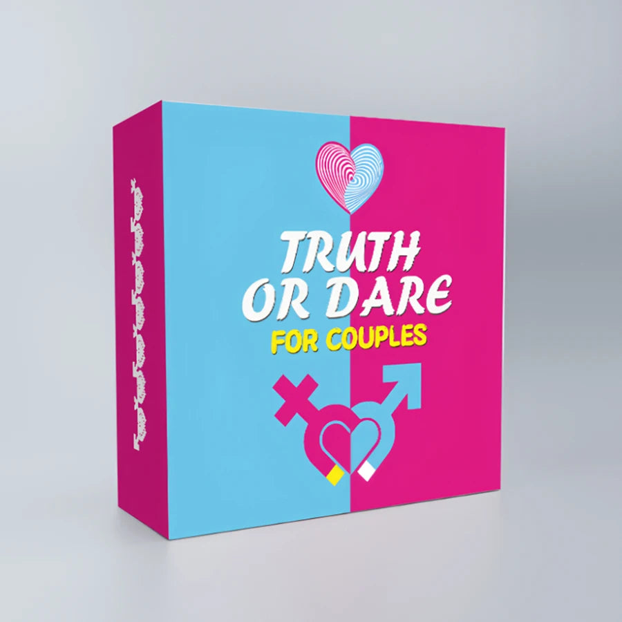 Truth or Dare Card Game, Party Entertainment Board Game, Couple's Date Night, Ideal Gift for Christmas, Valentine's Day and Anni