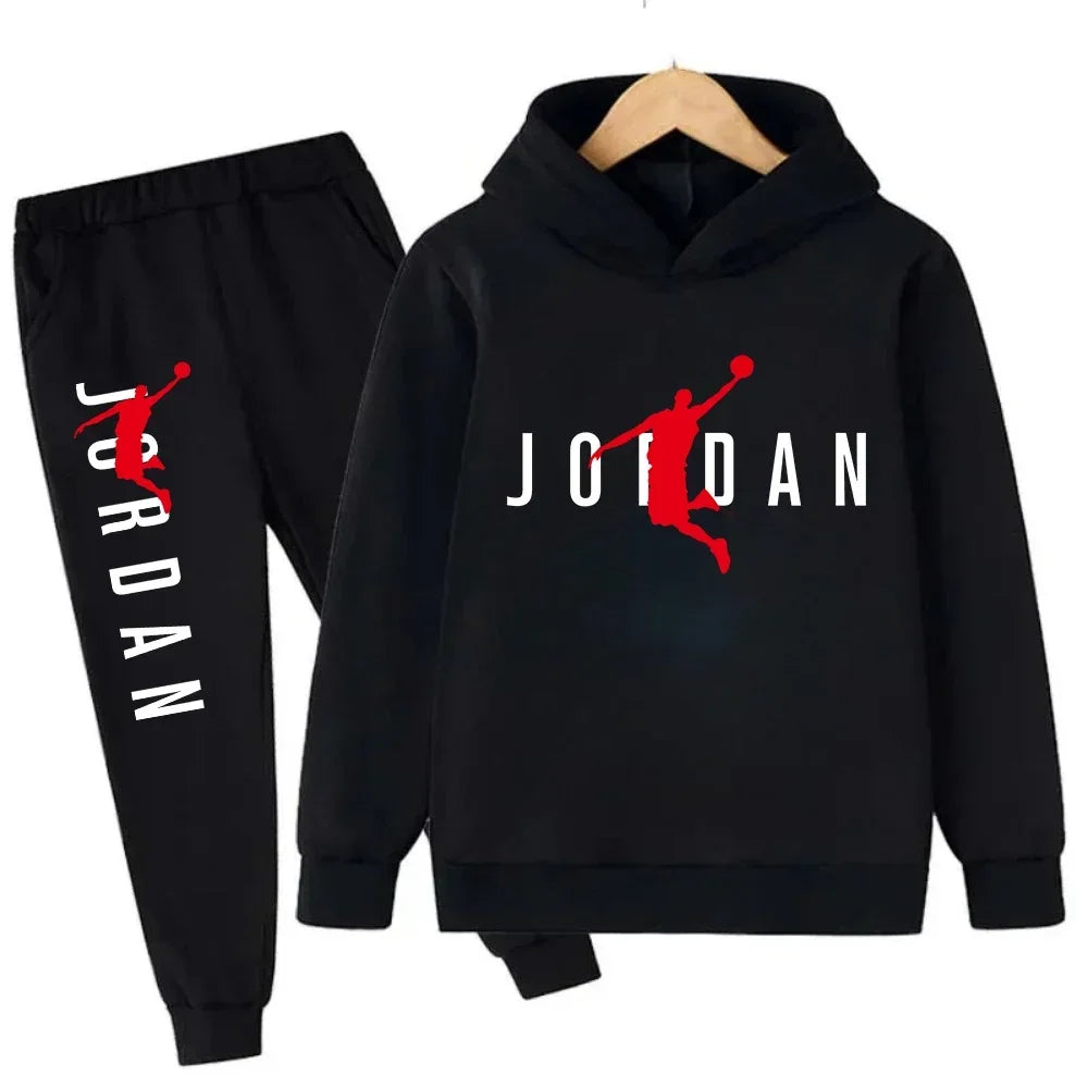 Autumn Warm Slam Dunk Master Pattern Printed Children Set Hoodie+Pant Suit 2pcs Set Kids Boy Girl Fashion Clothing Tracksuits