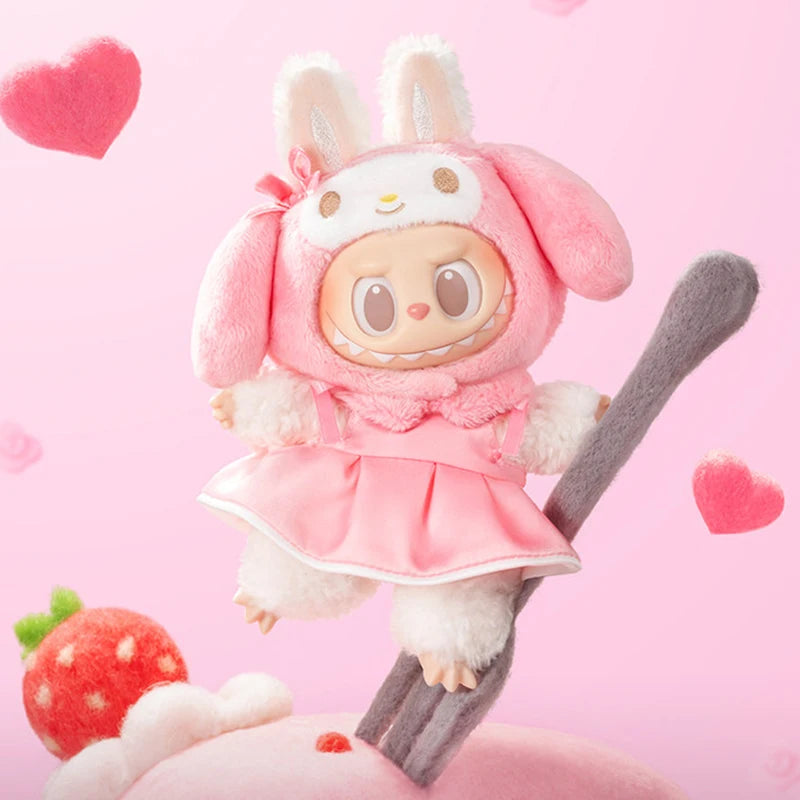 POP MART LABUBU THE MONSTERS SANRIO CHARACTERS Series Vinyl Plush Blind Box Mystery Box Toys Doll Anime Figure Desktop Ornaments