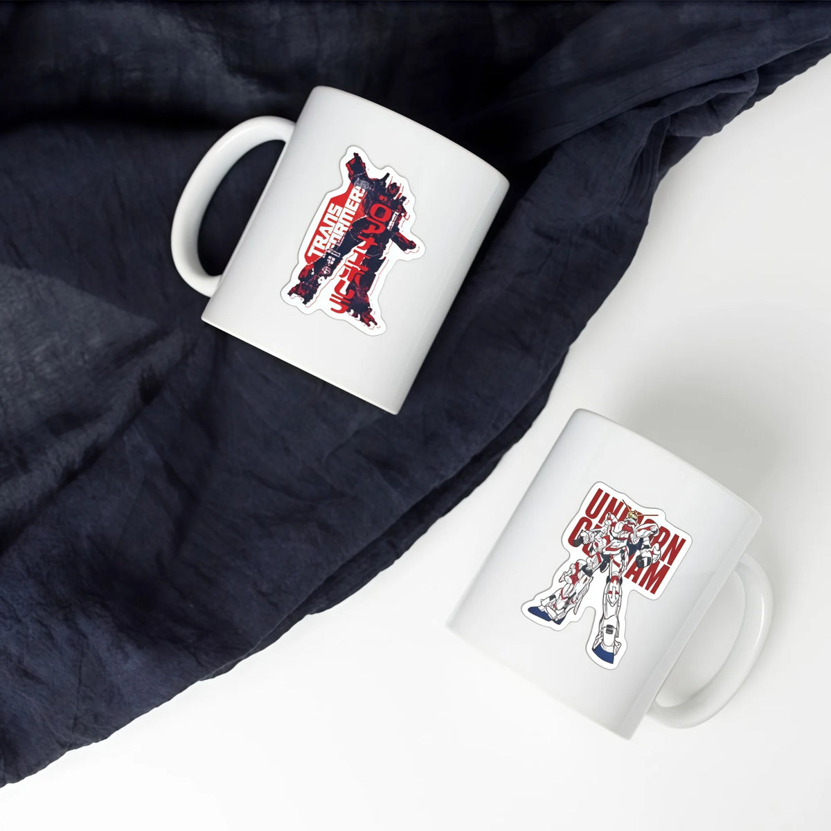50 Gundam Anime Stickers, Suitable for Laptops, Suitcases, Skateboards, Phone Cases, DIY Graffiti Stickers