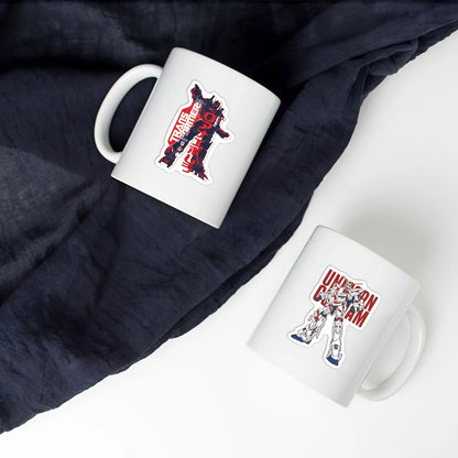 50 Gundam Anime Stickers, Suitable for Laptops, Suitcases, Skateboards, Phone Cases, DIY Graffiti Stickers