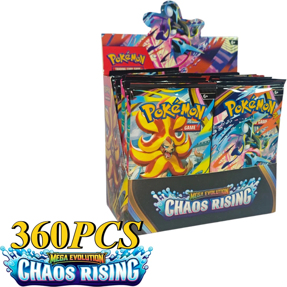 Pokémon TCG: Mega Evolution-Pitch Black Booster Display Box CHAOS RISINC Ascended Heroes Phantasmal Flames TCG Trading Cards Set