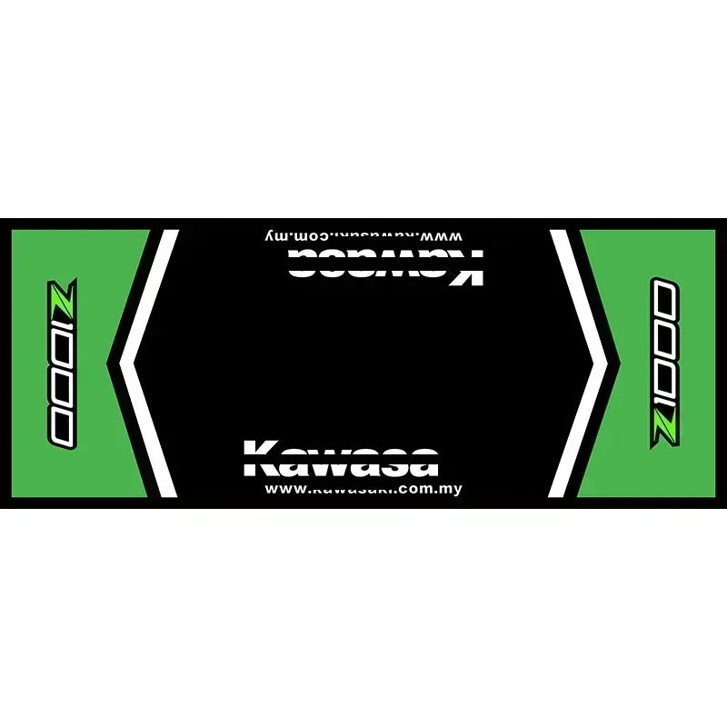 Crystal Velvet Motorcycle Display Carpet Racing Electric Vehicle Mat Garage Anti-slip Floor Decoration Customized Parking Rug