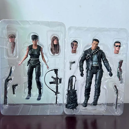Figure Terminator 2 Judgment Day T800 Sarah Connor T-800 Arnold Schwarzenegger Commando Action Figure Model Collectible Toy
