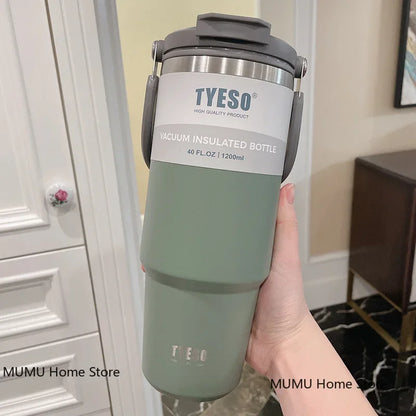 TYESO Coffee Cup Thermos Bottle Stainless Steel Vacuum Thermal Insulated Mug Cold And Hot Travel Mug Vacuum Flask Water Bottle