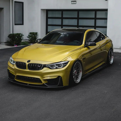 4PCS for BMW M3 F80 M4 F82 F83 2015-2020 MP Style Car Front Bumper Lip Splitter Side Splitter Corner Body Kit Accessories Tuning