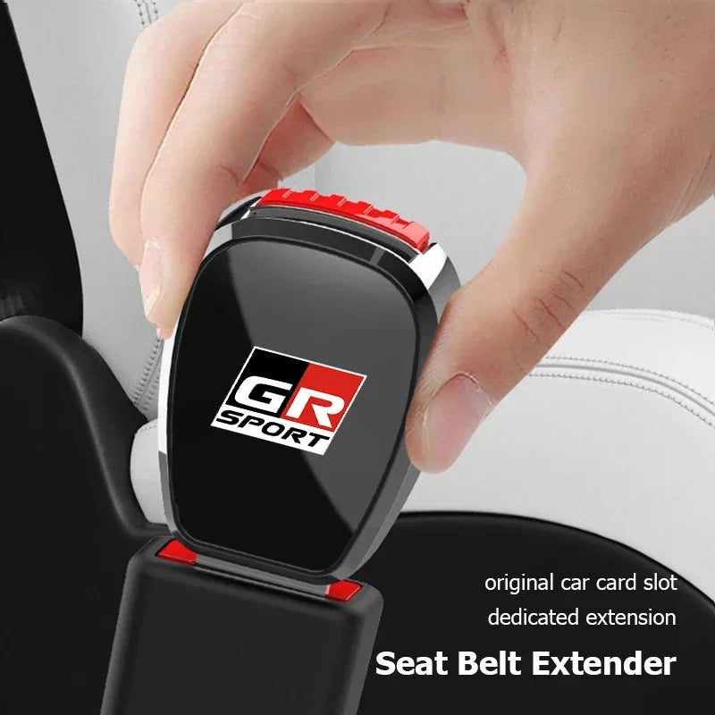 Car Seat Belt Buckle Plug Auto Safety Strap Extension Accessories interior For  GR SPORT Toyota Hiace supra Prius Camry Corolla