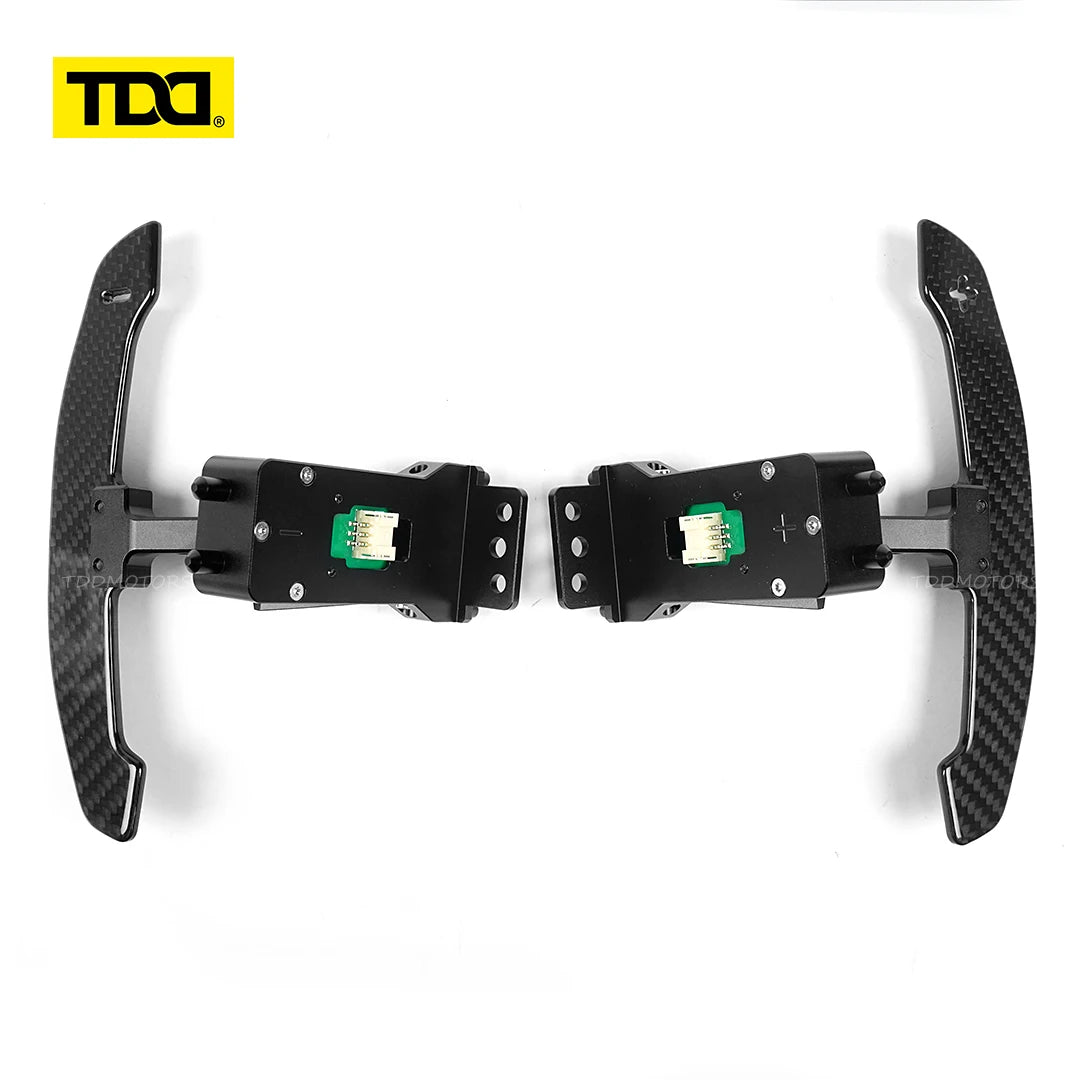 TDD Aluminum Alloy Magnetic Paddle Shifters For Porsche 718 Cayman GT4 991 Panamera 971 911 997 Steering Wheel Shift Paddle