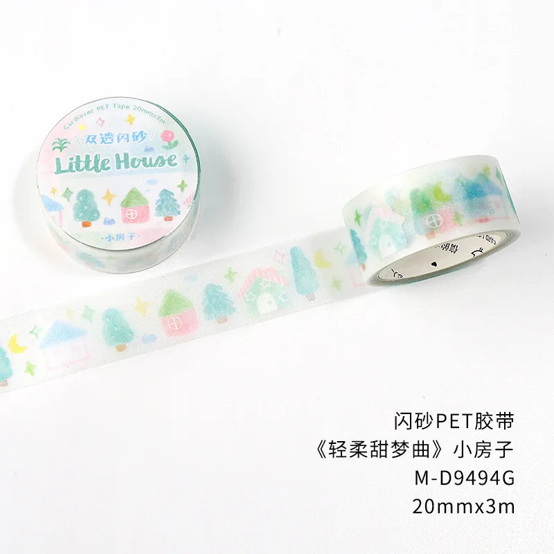 1pcs/1lot Decorative Adhesive Tapes Gentle Sweet Dream Song Junk Journal DIY Paper Japanese Masking Scrapbooking Stickers