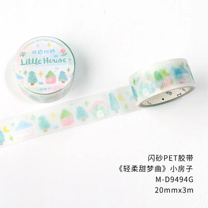 1pcs/1lot Decorative Adhesive Tapes Gentle Sweet Dream Song Junk Journal DIY Paper Japanese Masking Scrapbooking Stickers