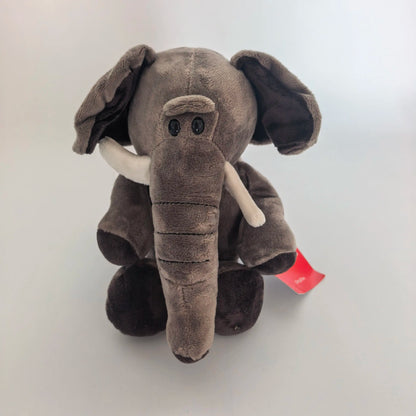 25cm Stuffed Lifelike Lion Tiger Elephant Monkey Leopard Giraffe Raccoon Doll Simulation Forest Animals Plush Toys for Kids Gift