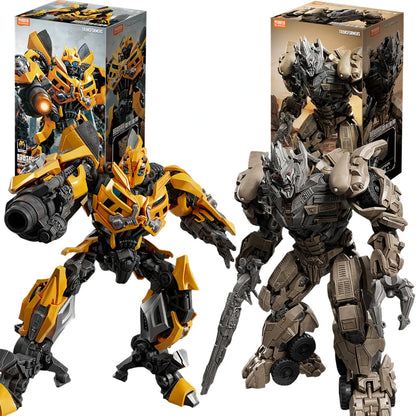 BLOKEES Original Transformers Bumblebee Megatron Megatronus CLASS Version Transformation Assembled Action Figure Model Toys Gift
