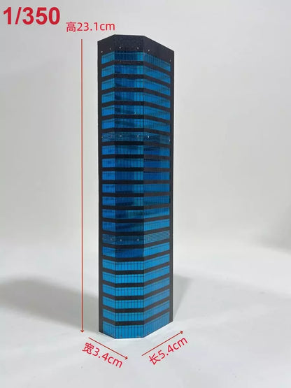 1/350/150 Diorama Outland City Modern Commercial Building Model Street Office Home Scene Model Toys