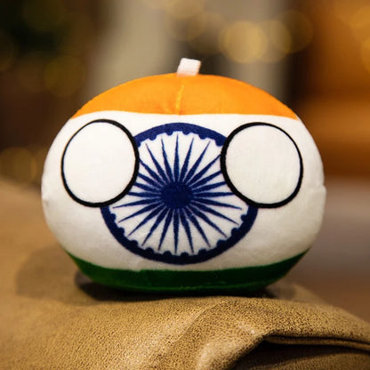 Country Ball Plush Toys 70 Styles 10cm Polandball Pendant Country Balls Countryball Stuffed Doll Xmas Birthday Gifts for Kids