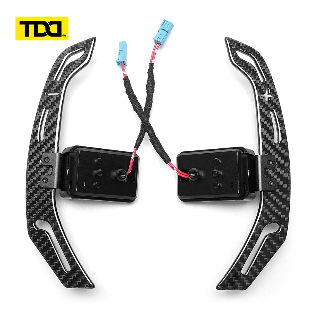 For BMW 1-4 series f20 f21 f30 f22 f80 g20 g30 g80 m3 m5 x3 x5 Magnetic Carbon Fiber Steering Wheel Paddle Shifter Extensions