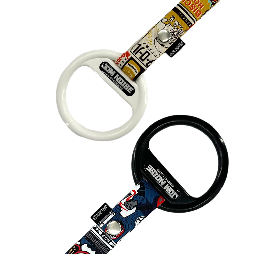 Japan Style Jdm Car Tsurikawa Lucky Cat Dragon Pattern Decorative Trailer Strap Universal Towing Accessory for Trailers
