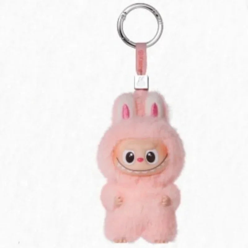 Genuine Pop Mart Pin For Love Labubu V4 The Monsters Blind Box Cute Keychain Christmas Mystery Gift