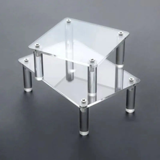 Transparent Acrylic Display Stand Perfume Display Shelf Pop Toy Storage Rack Desktop Organizer Rack Cosmetics and Jewelry Holder